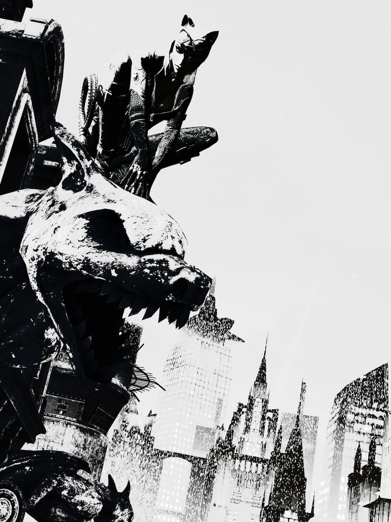 Illustration for article titled Batman Games Look Best in Black and White